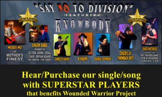Hear/Purchase our single/song with SUPERSTAR PLAYERS that benefits Wounded Warrior Project